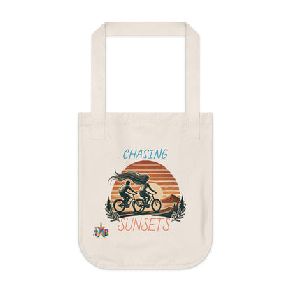 'Chasing Sunsets'_100% Organic Cotton Canvas Tote Bag - My Higher Being