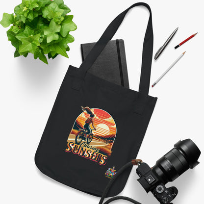 'Chasing Sunsets'_100% Organic Cotton Canvas Tote Bag - My Higher Being