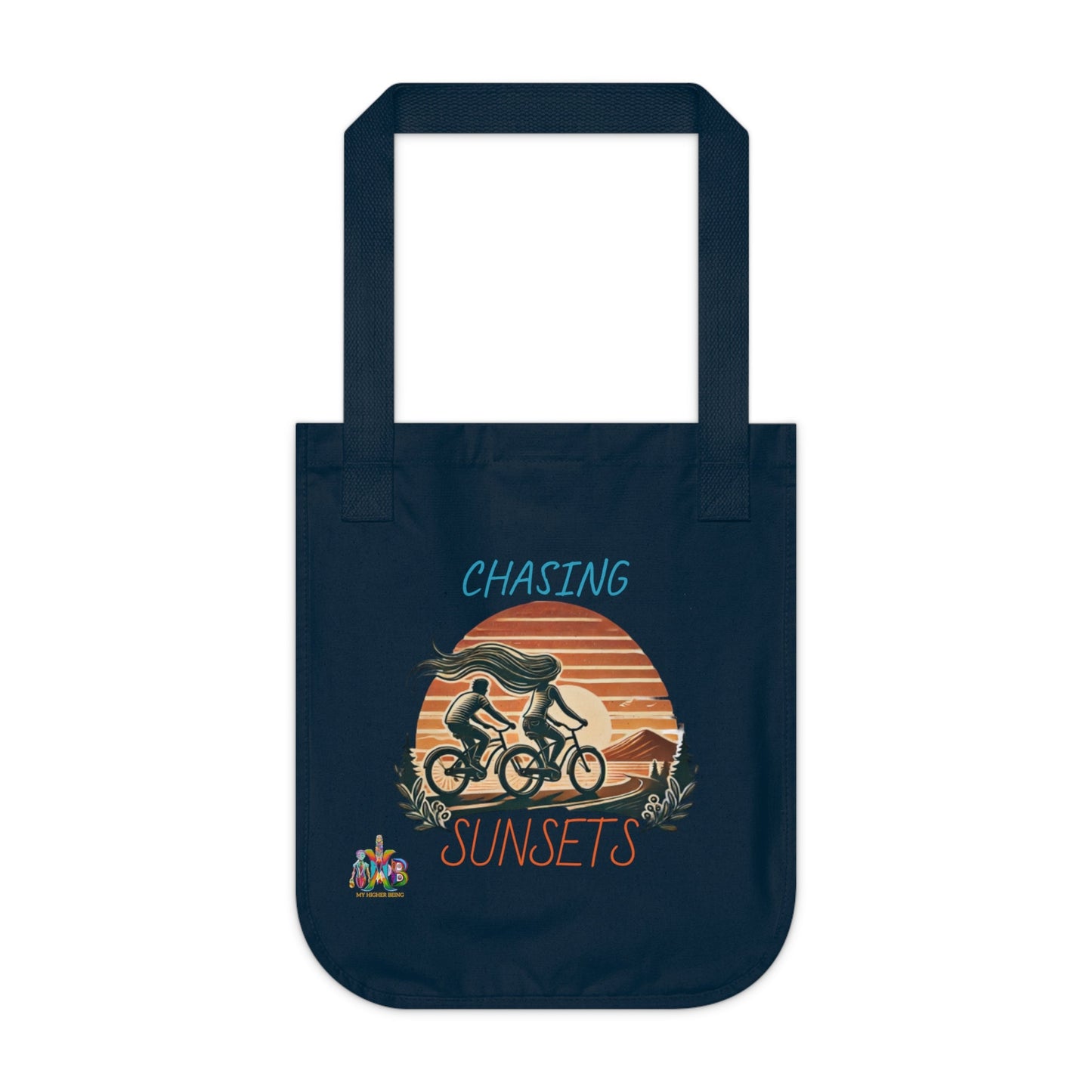 'Chasing Sunsets'_100% Organic Cotton Canvas Tote Bag - My Higher Being