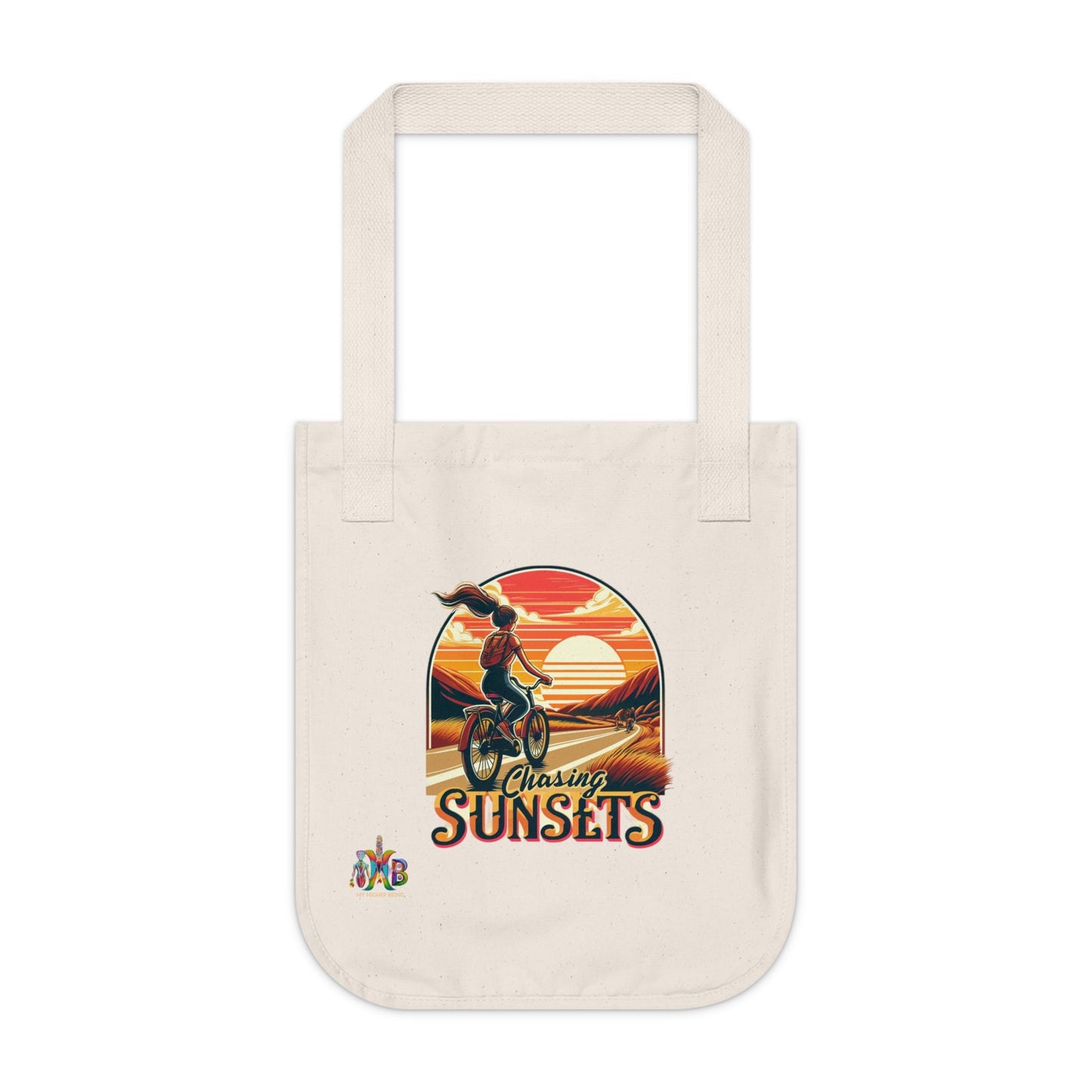 'Chasing Sunsets'_100% Organic Cotton Canvas Tote Bag - My Higher Being