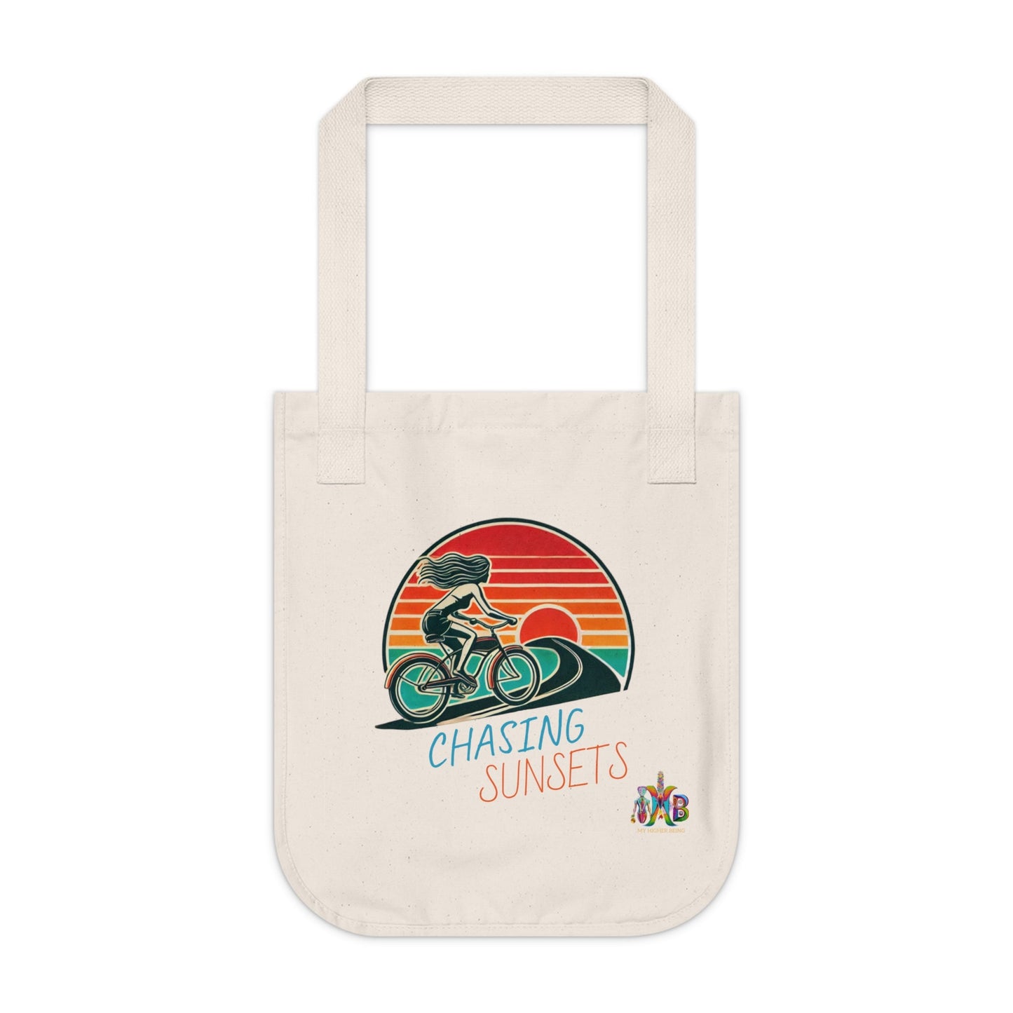 'Chasing Sunsets'_100% Organic Cotton Canvas Tote Bag - My Higher Being