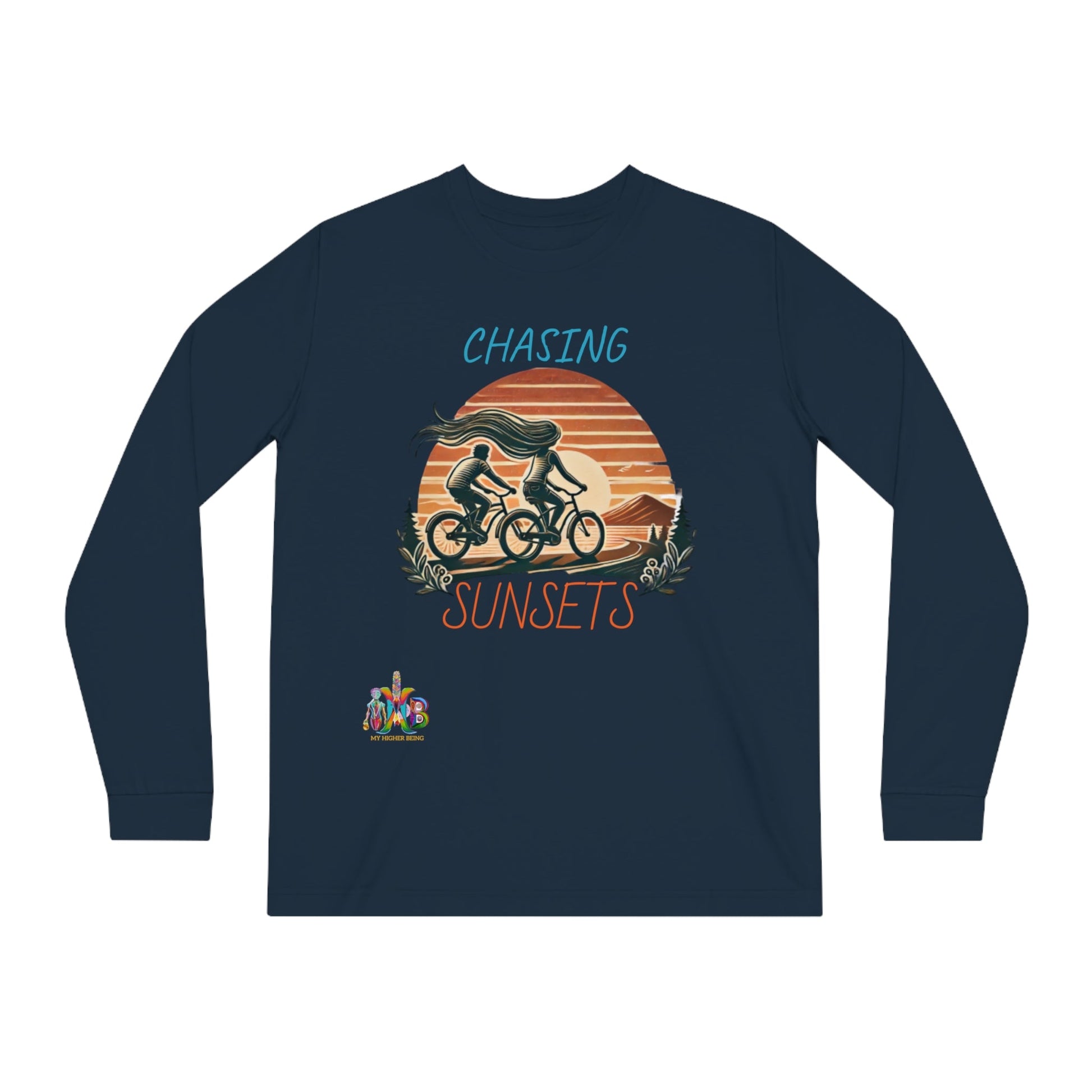 'Chasing Sunsets'_100% Organic Cotton Long Sleeve Tee - My Higher Being