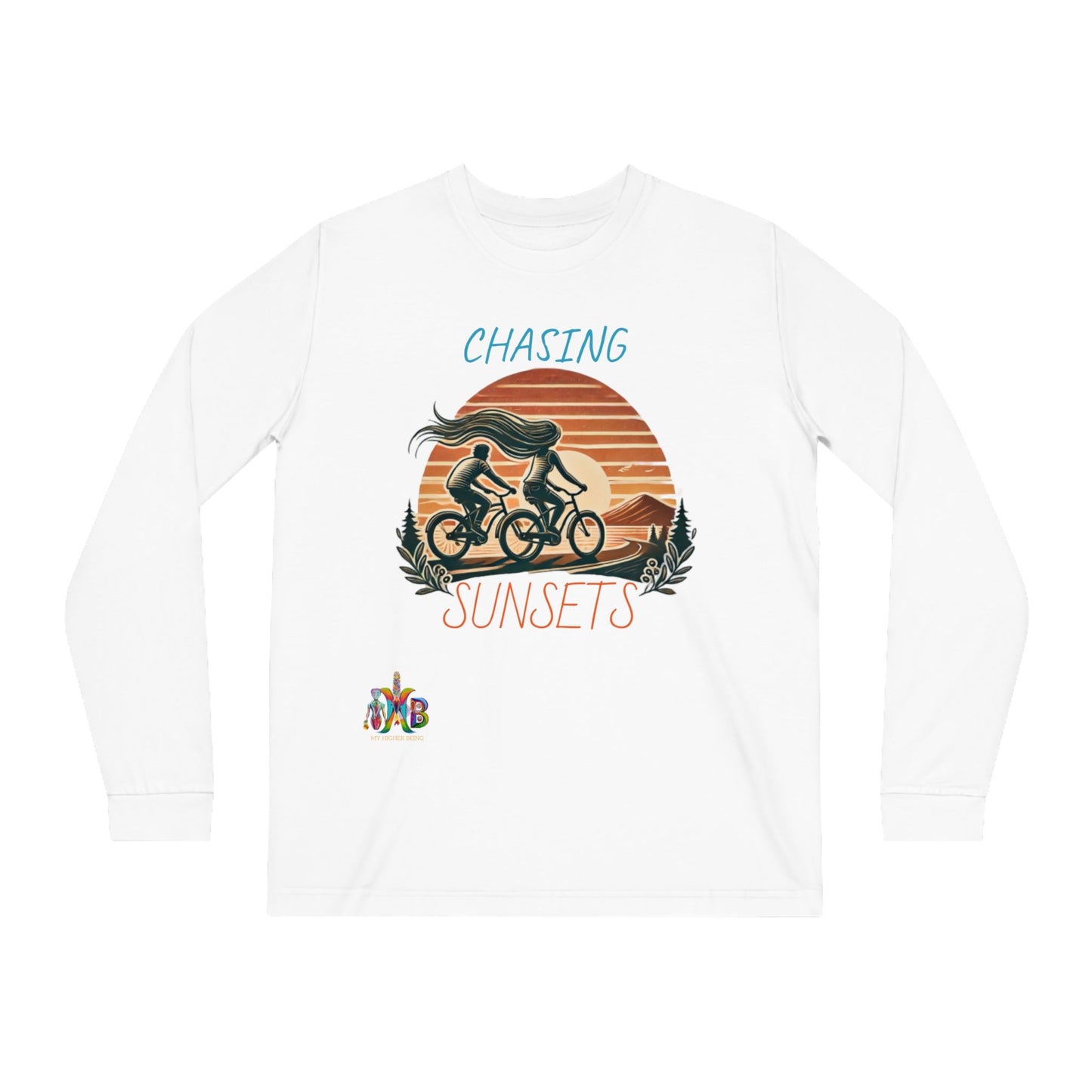 'Chasing Sunsets'_100% Organic Cotton Long Sleeve Tee - My Higher Being