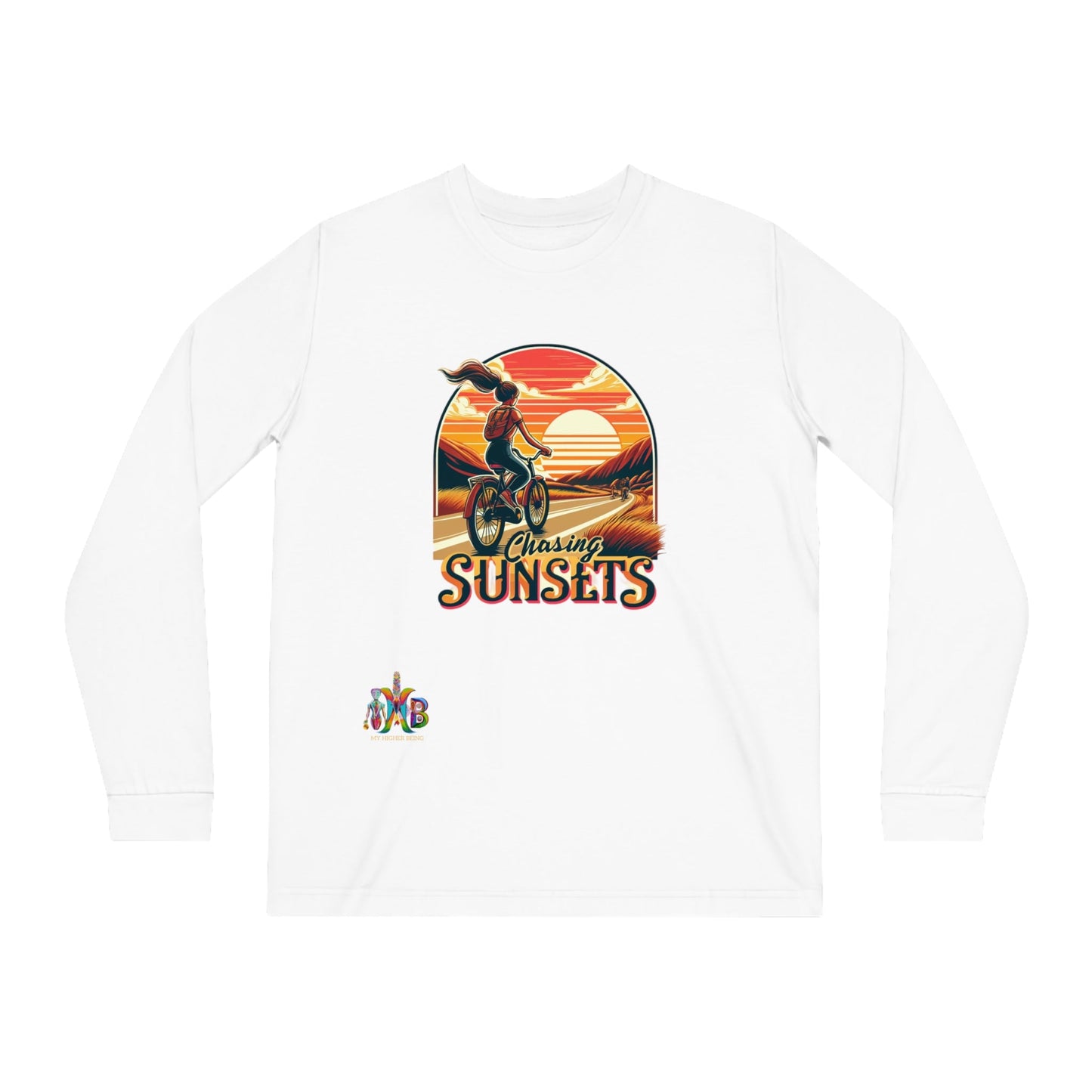 'Chasing Sunsets'_100% Organic Cotton Long Sleeve Tee - My Higher Being