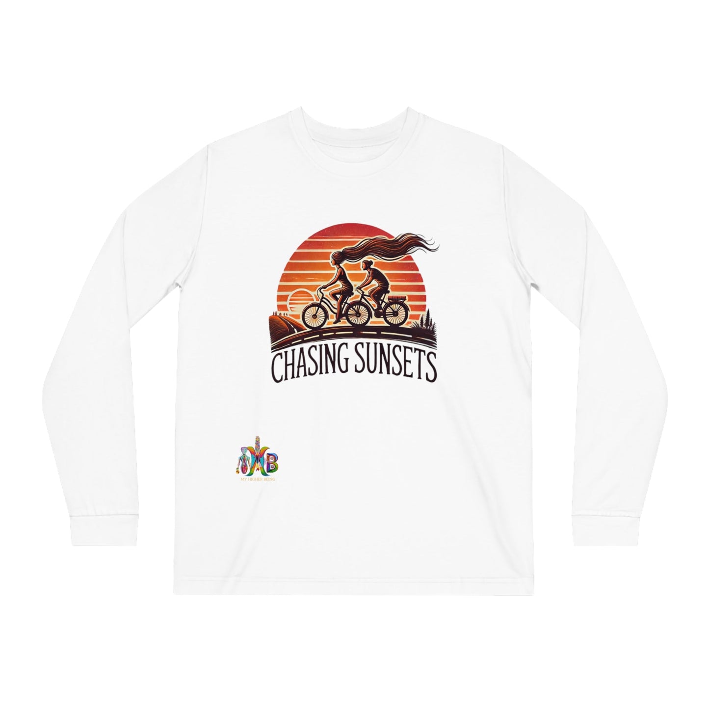 'Chasing Sunsets'_100% Organic Cotton Long Sleeve Tee - My Higher Being