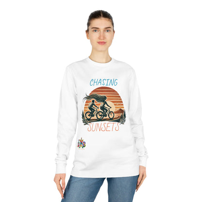 'Chasing Sunsets'_100% Organic Cotton Long Sleeve Tee - My Higher Being