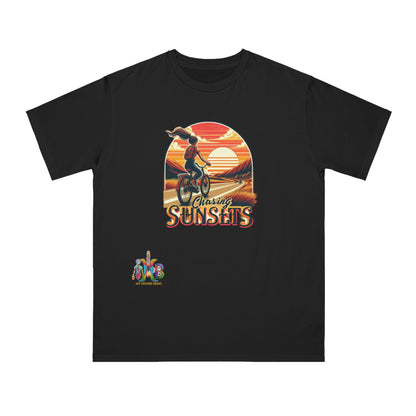 'Chasing Sunsets'_100% Organic Cotton T-Shirt - My Higher Being