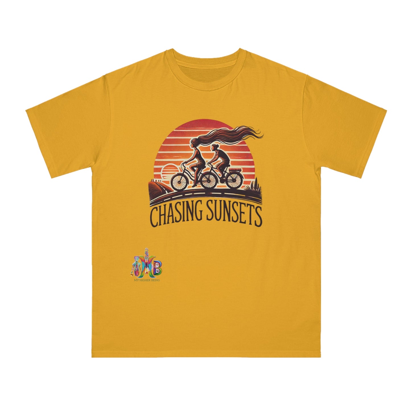 'Chasing Sunsets'_100% Organic Cotton T-Shirt - My Higher Being