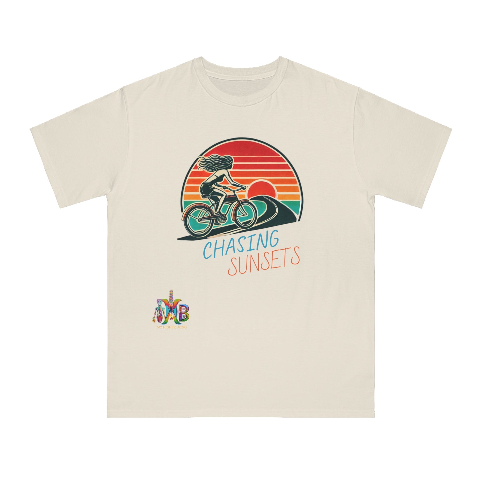 'Chasing Sunsets'_100% Organic Cotton T-Shirt - My Higher Being