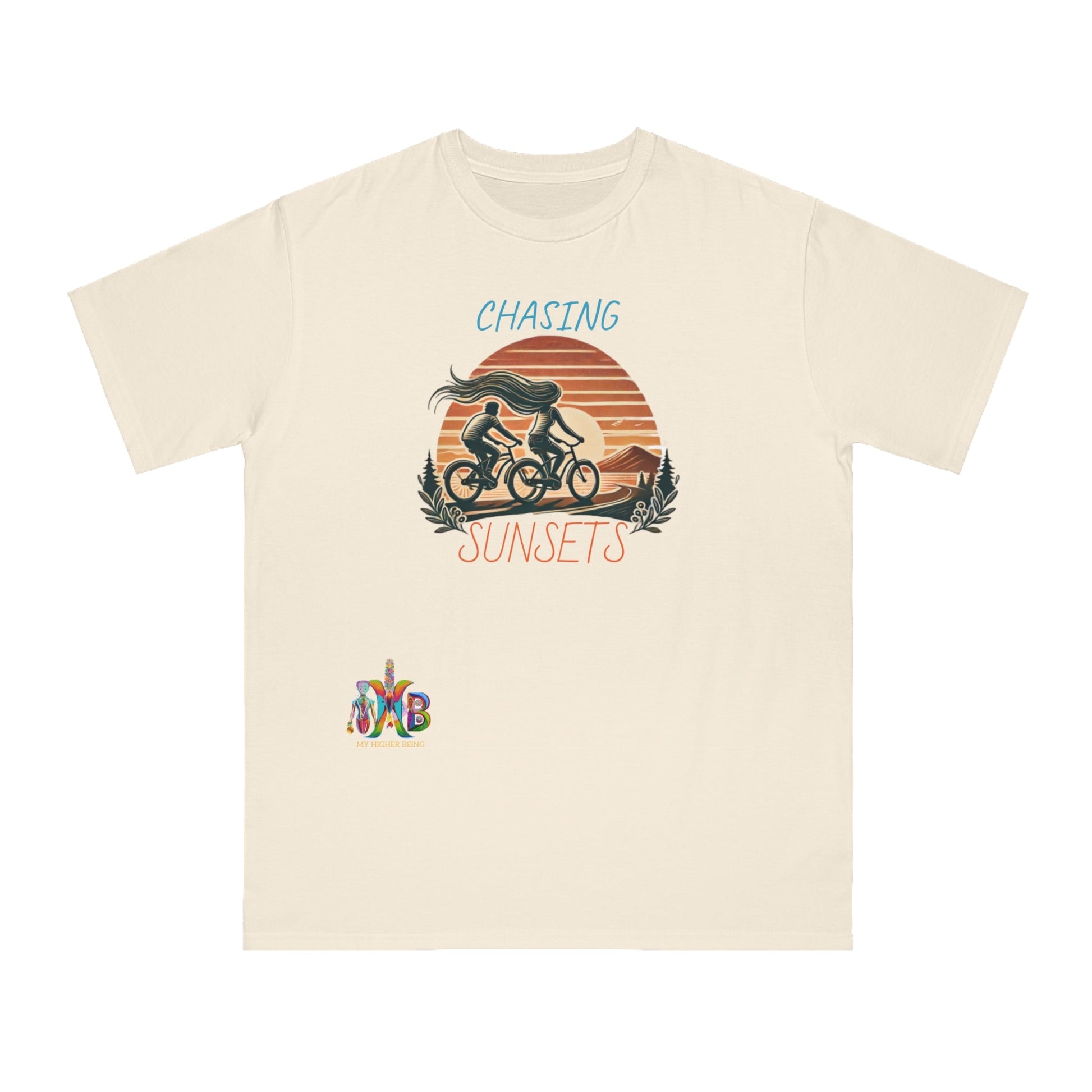 'Chasing Sunsets'_100% Organic Cotton T-Shirt - My Higher Being