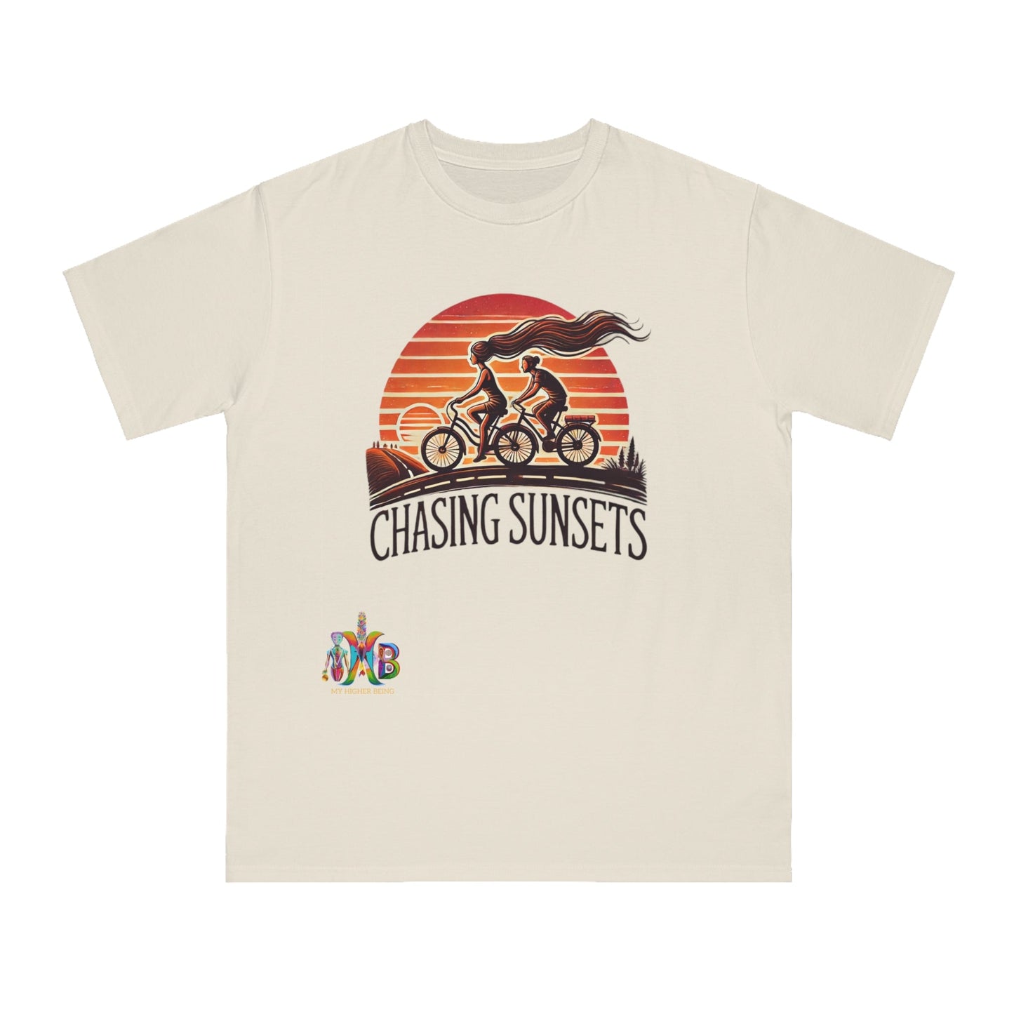 'Chasing Sunsets'_100% Organic Cotton T-Shirt - My Higher Being