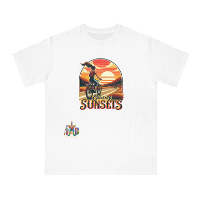 'Chasing Sunsets'_100% Organic Cotton T-Shirt - My Higher Being