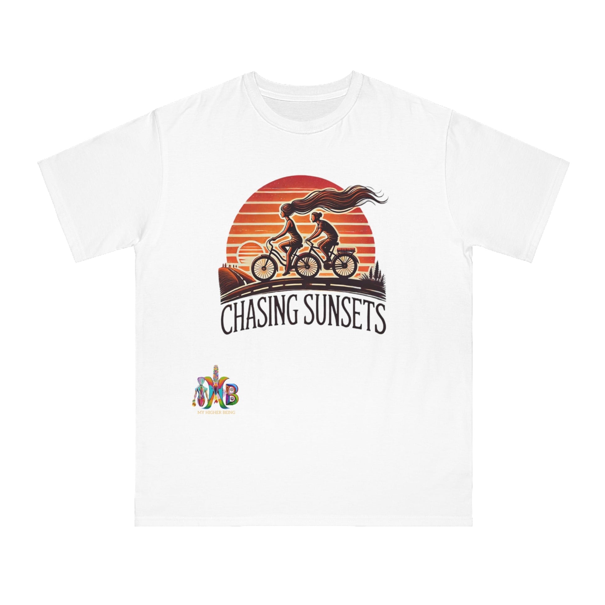 'Chasing Sunsets'_100% Organic Cotton T-Shirt - My Higher Being