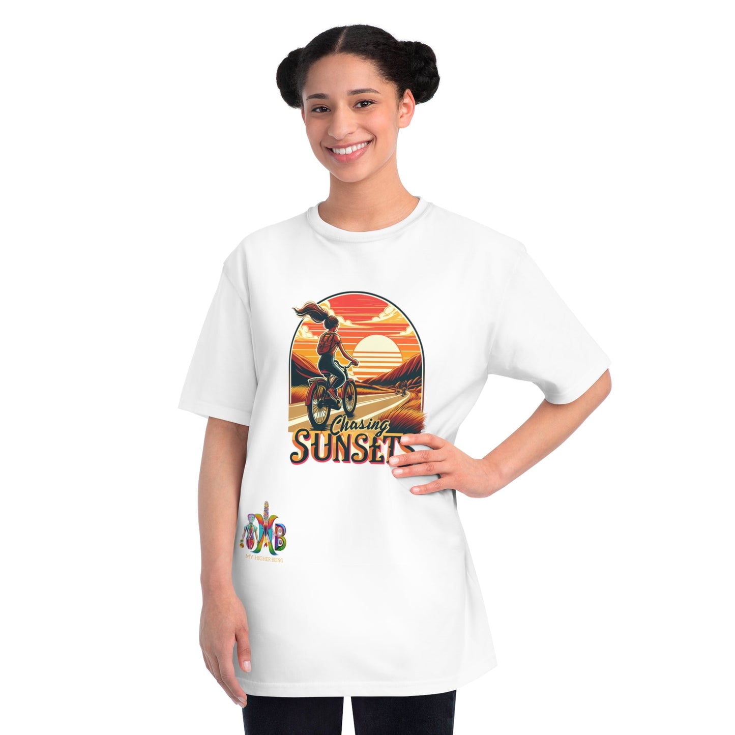 'Chasing Sunsets'_100% Organic Cotton T-Shirt - My Higher Being