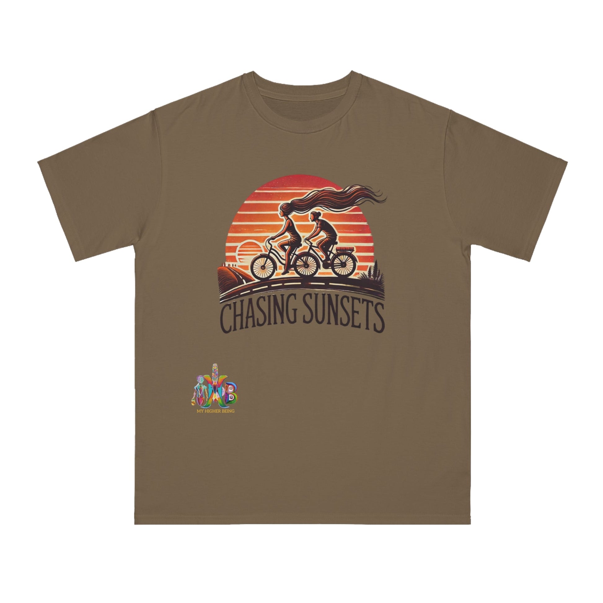 'Chasing Sunsets'_100% Organic Cotton T-Shirt - My Higher Being