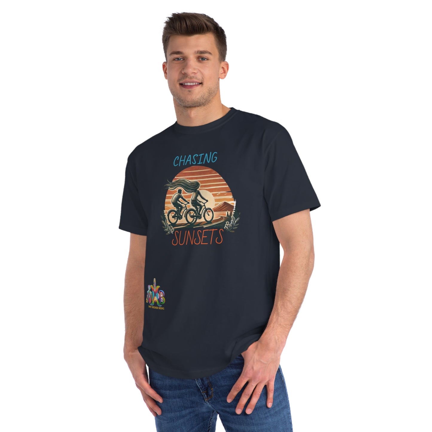 'Chasing Sunsets'_100% Organic Cotton T-Shirt - My Higher Being