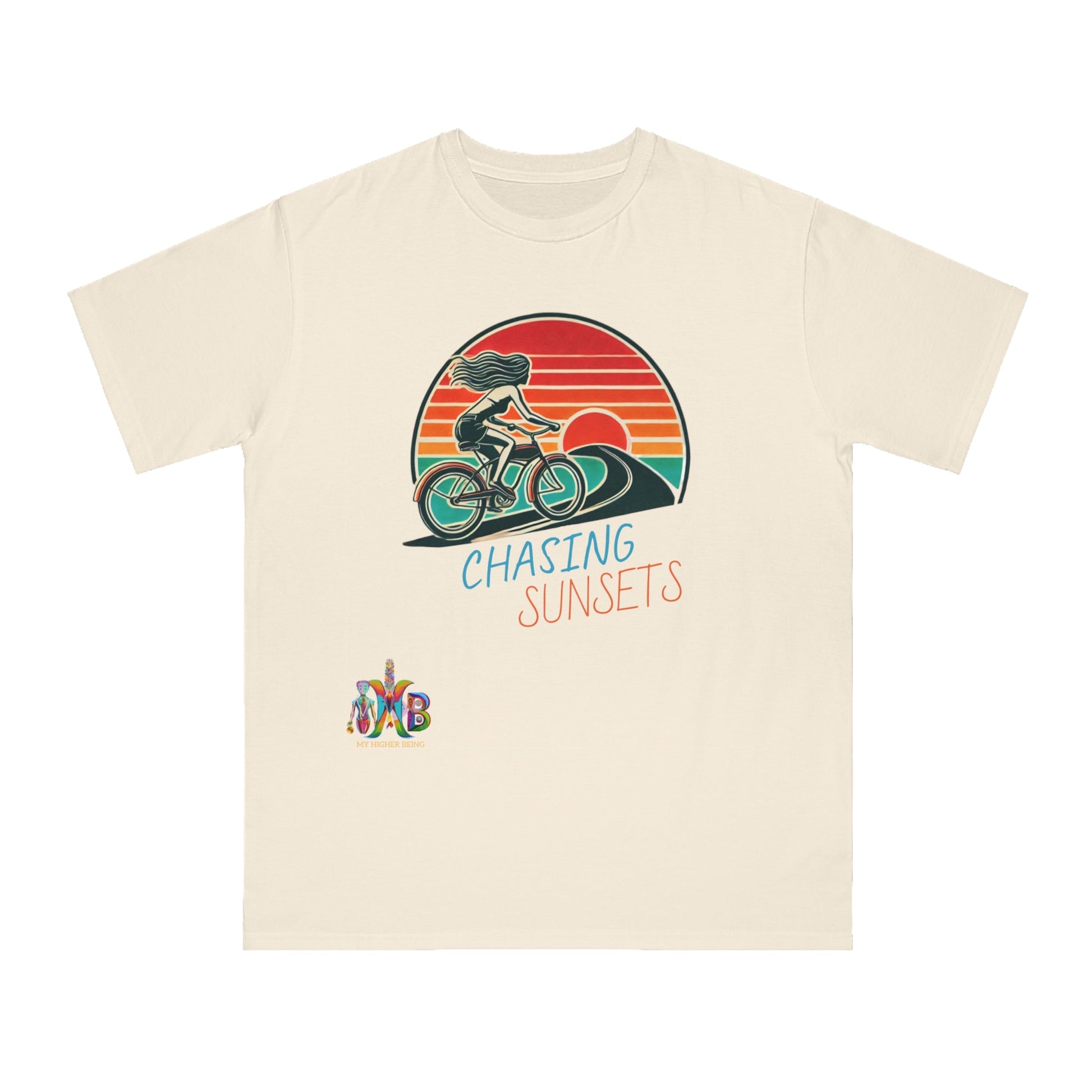 'Chasing Sunsets'_100% Organic Cotton T-Shirt - My Higher Being