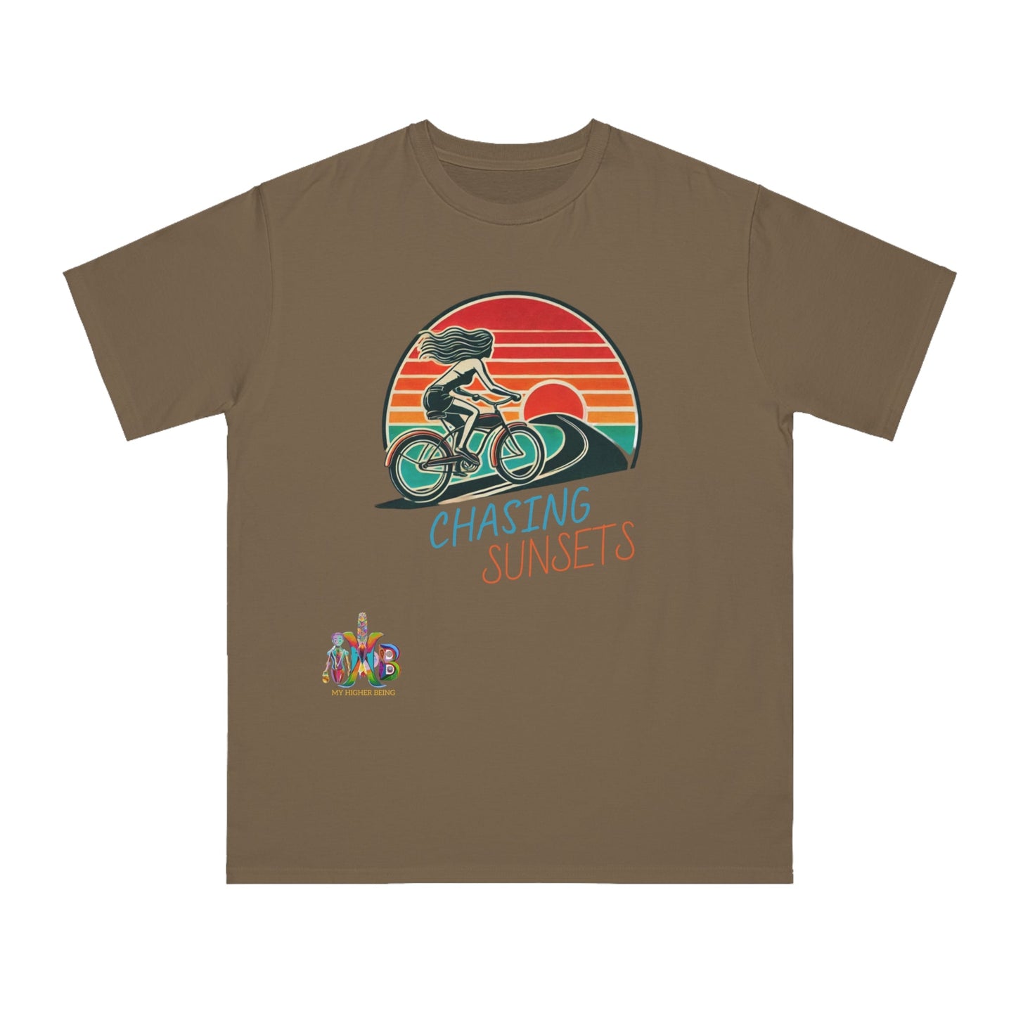 'Chasing Sunsets'_100% Organic Cotton T-Shirt - My Higher Being