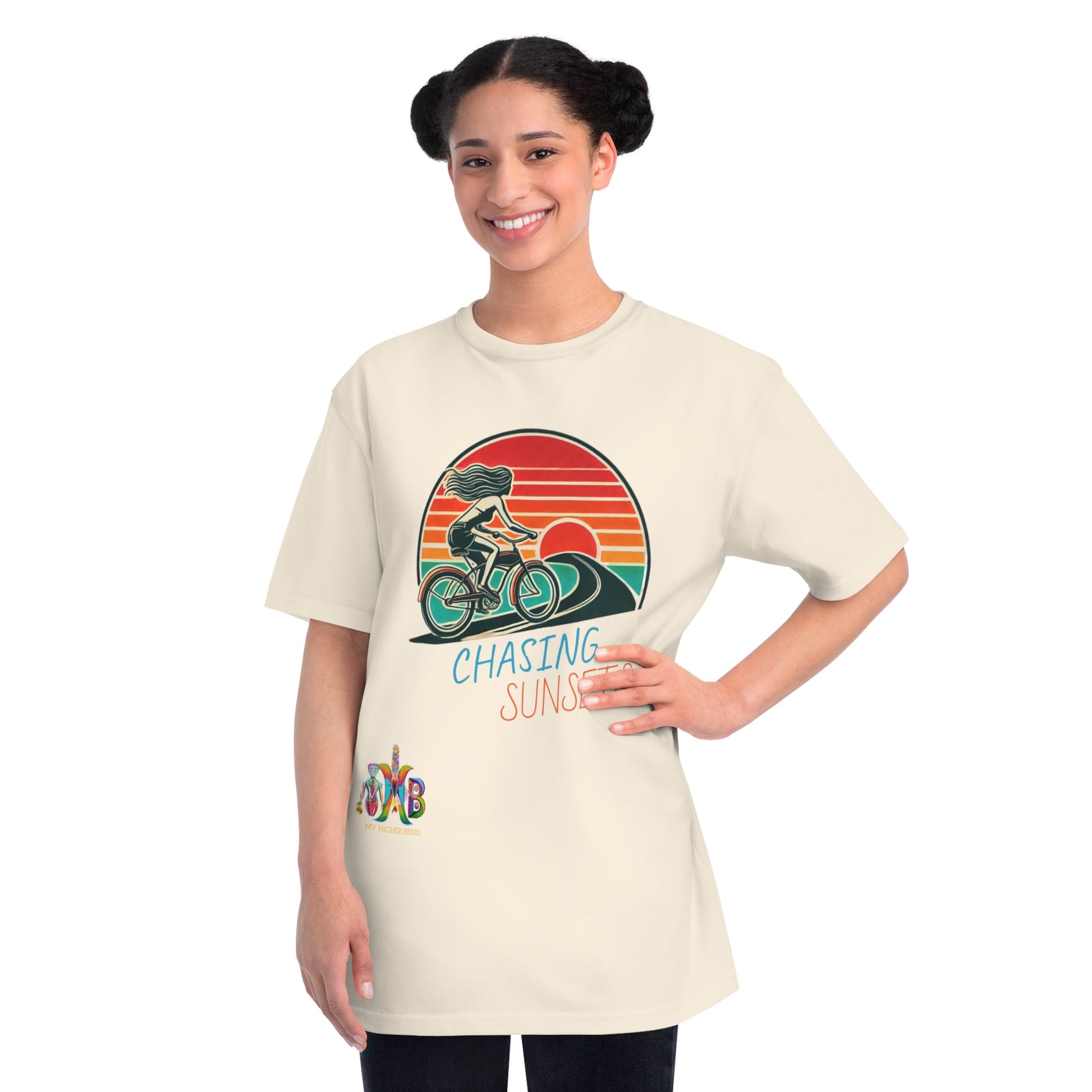 'Chasing Sunsets'_100% Organic Cotton T-Shirt - My Higher Being