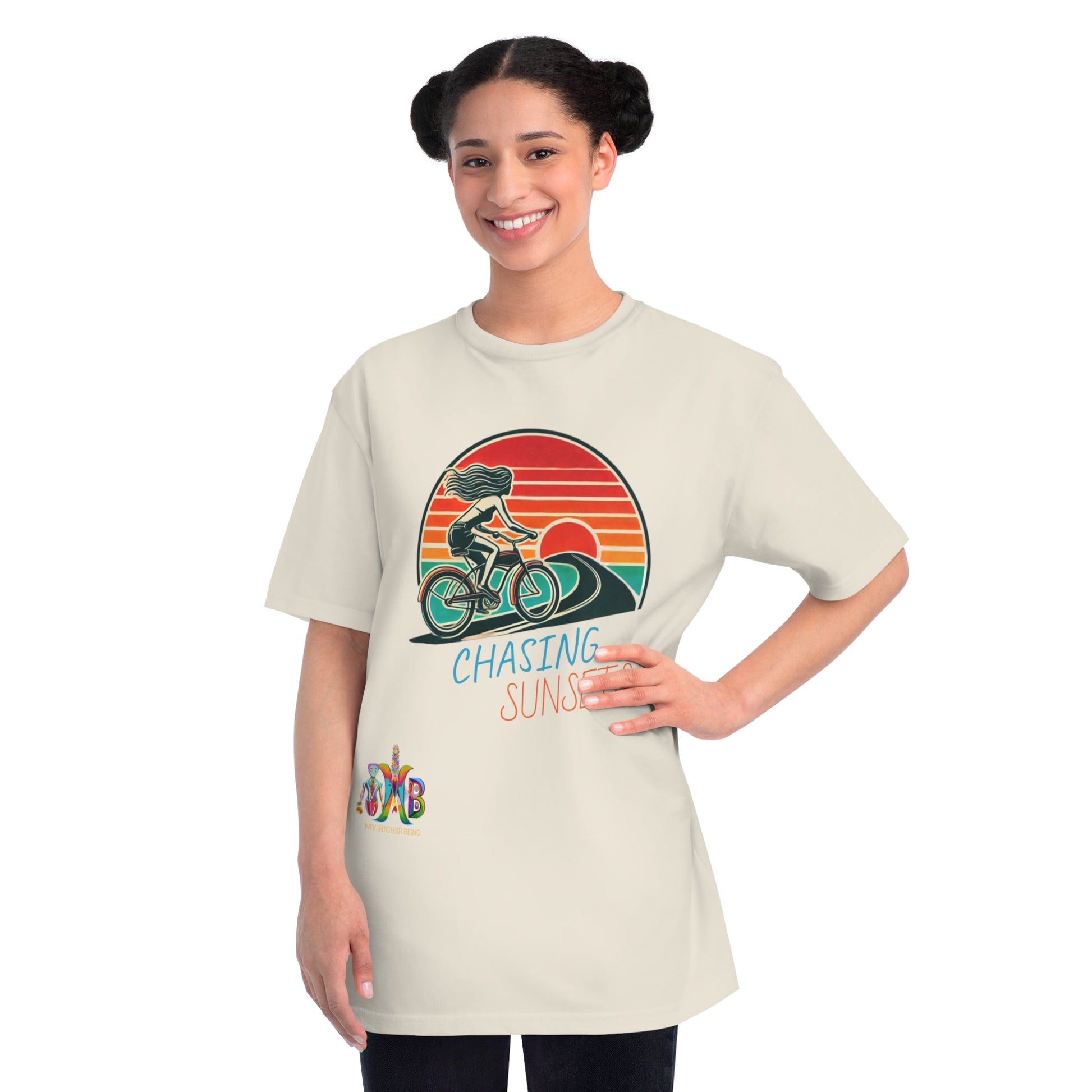 'Chasing Sunsets'_100% Organic Cotton T-Shirt - My Higher Being