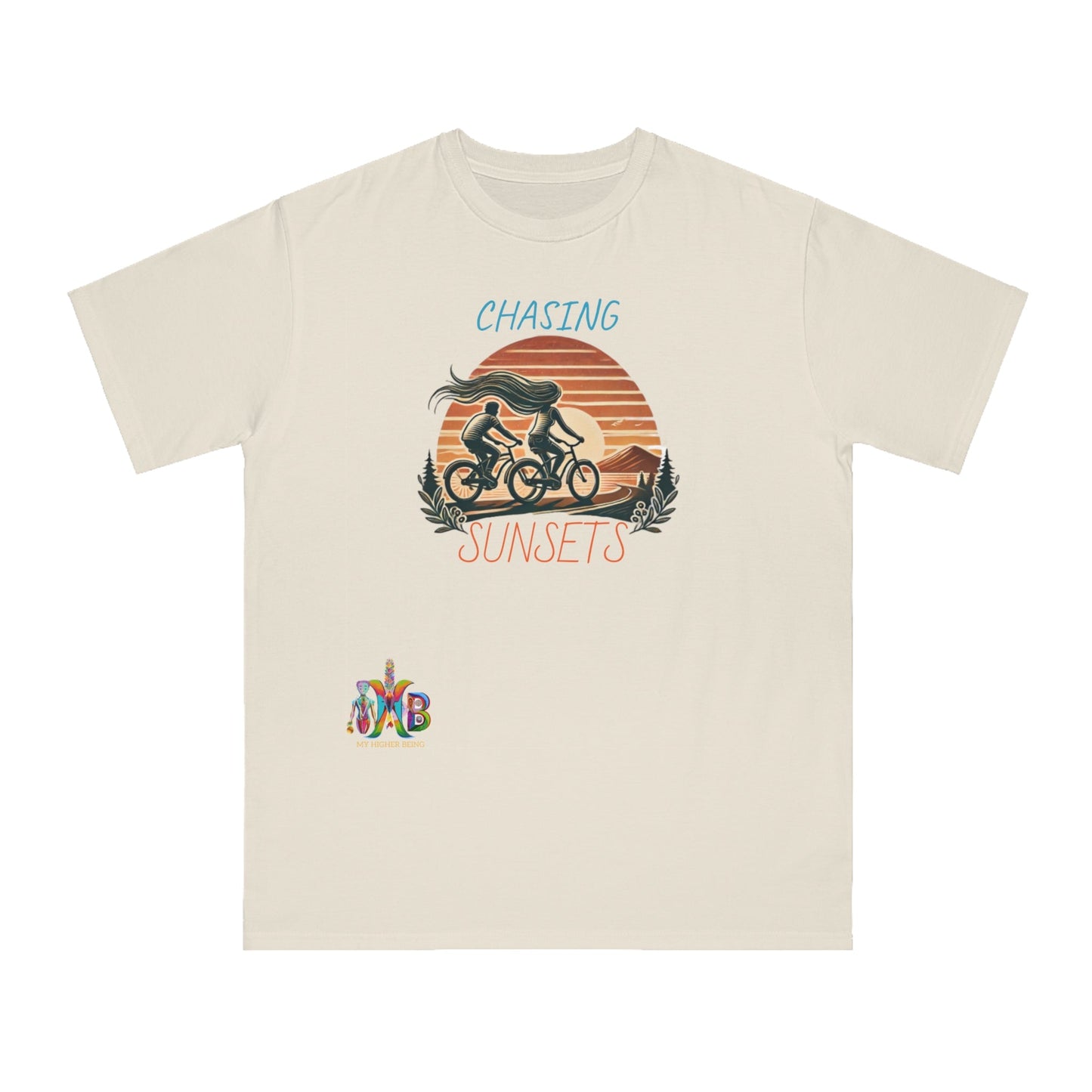 'Chasing Sunsets'_100% Organic Cotton T-Shirt - My Higher Being