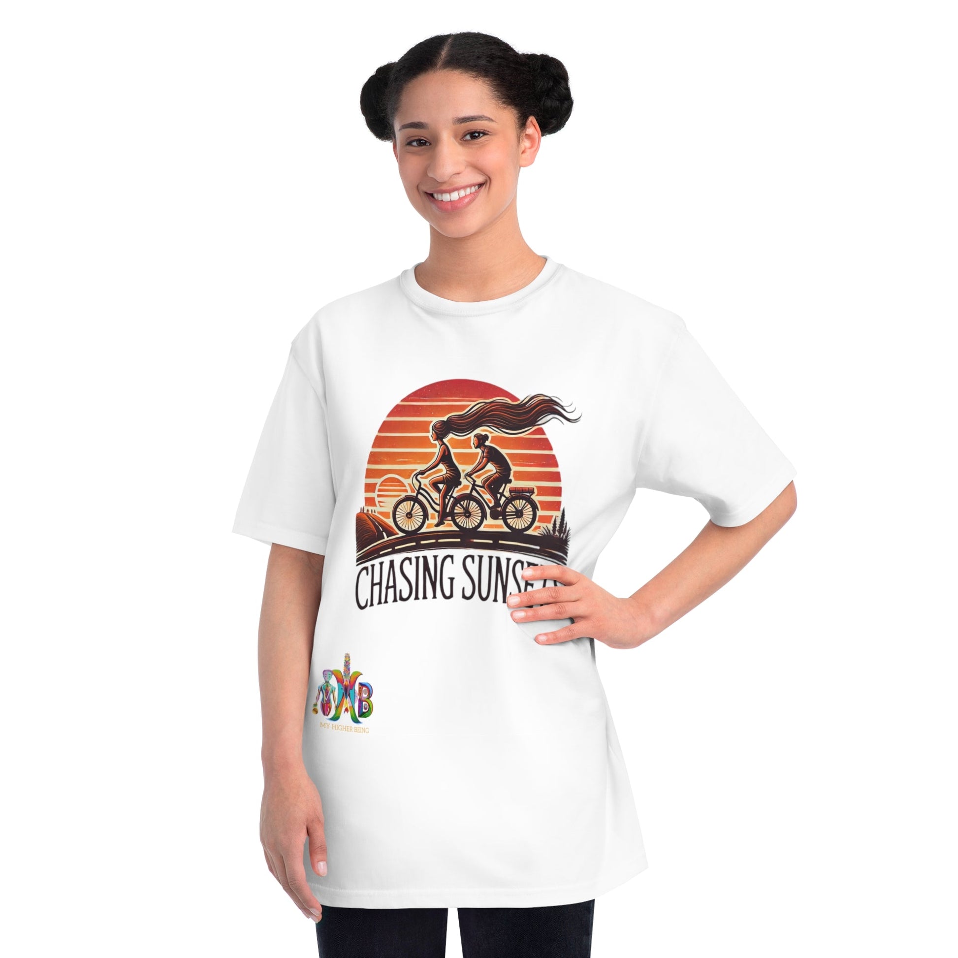 'Chasing Sunsets'_100% Organic Cotton T-Shirt - My Higher Being