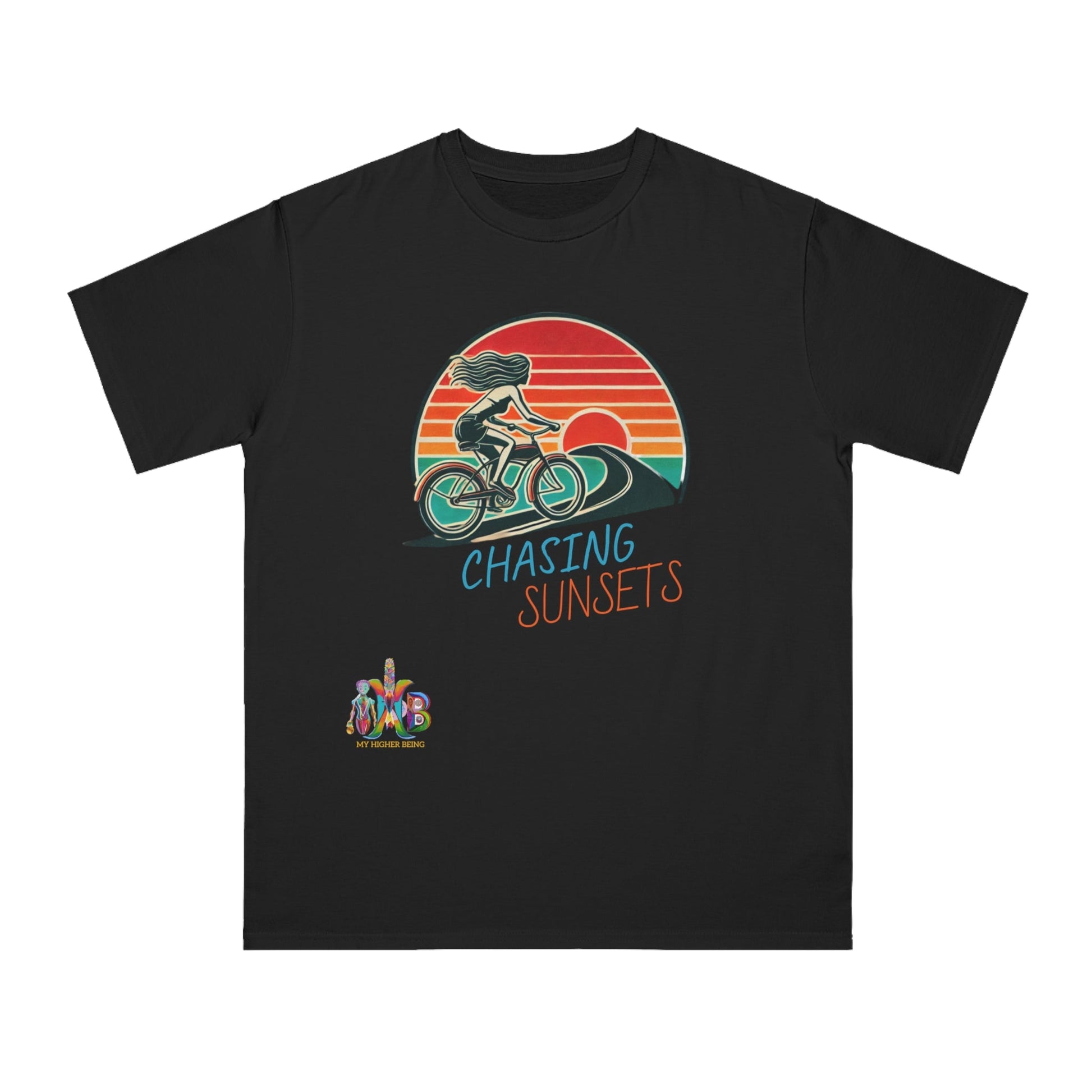 'Chasing Sunsets'_100% Organic Cotton T-Shirt - My Higher Being