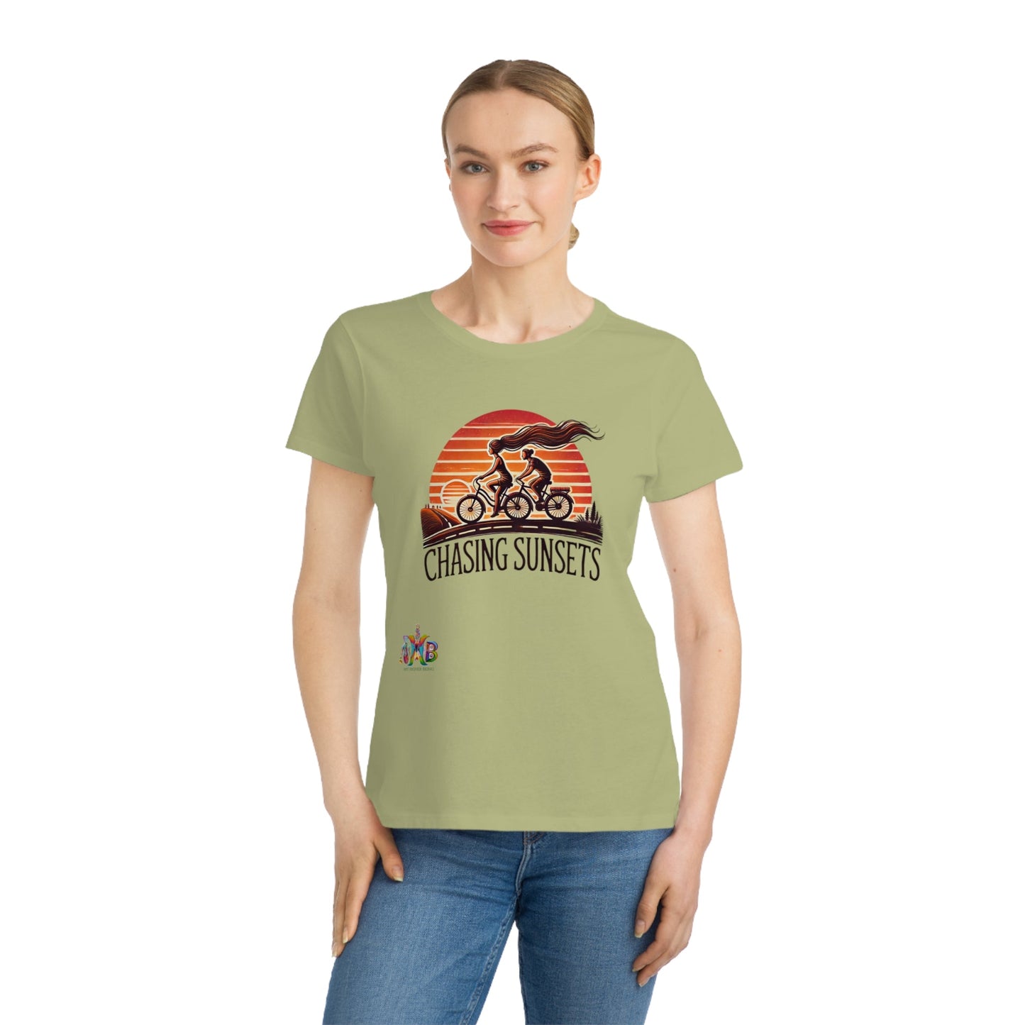 'Chasing Sunsets'_100% Organic Women's Classic T-Shirt - My Higher Being