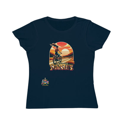 'Chasing Sunsets'_100% Organic Women's Classic T-Shirt - My Higher Being