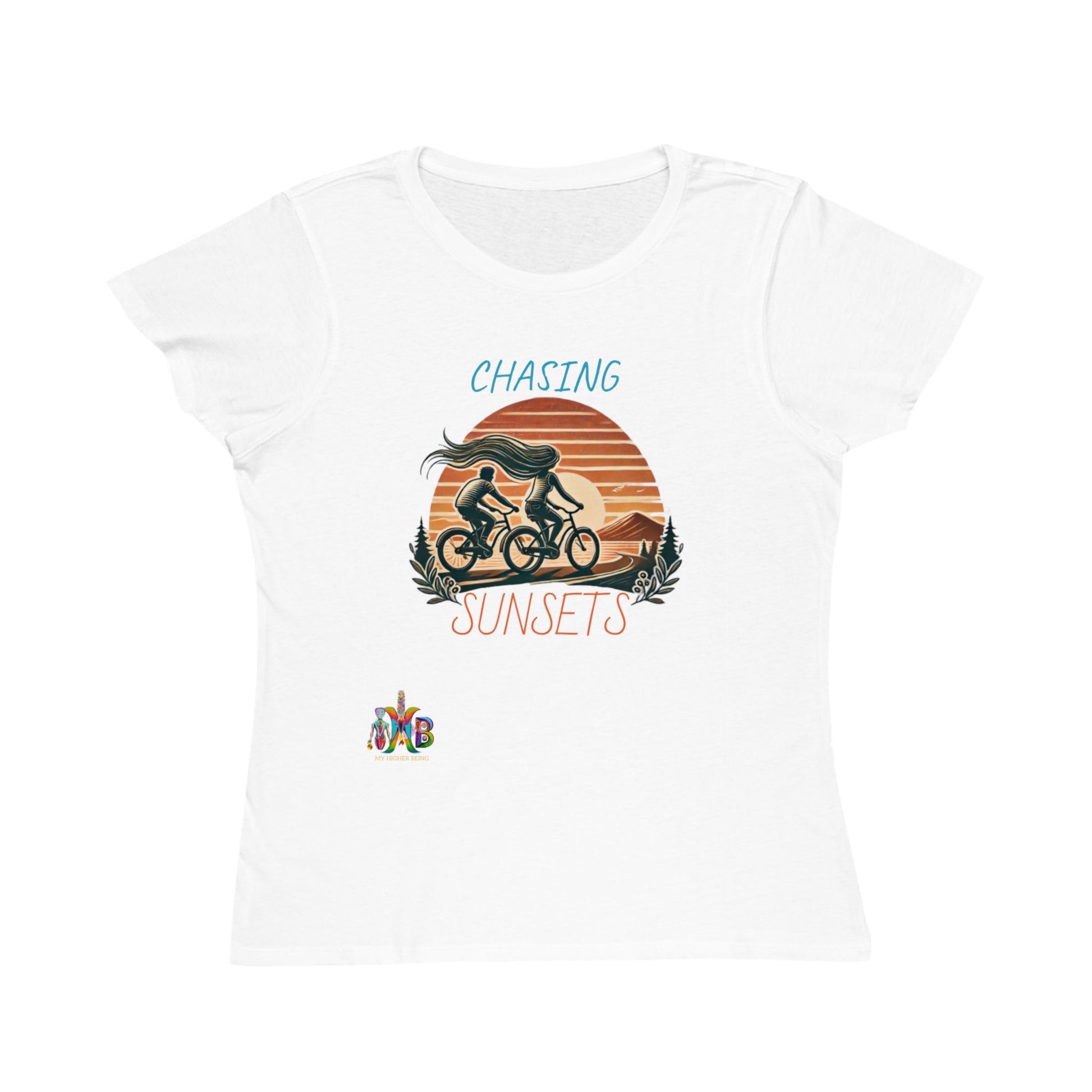 'Chasing Sunsets'_100% Organic Women's Classic T-Shirt - My Higher Being