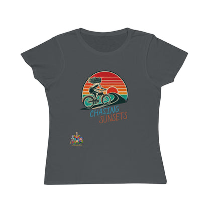 'Chasing Sunsets'_100% Organic Women's Classic T-Shirt - My Higher Being