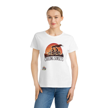 'Chasing Sunsets'_100% Organic Women's Classic T-Shirt - My Higher Being