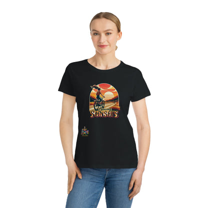 'Chasing Sunsets'_100% Organic Women's Classic T-Shirt - My Higher Being