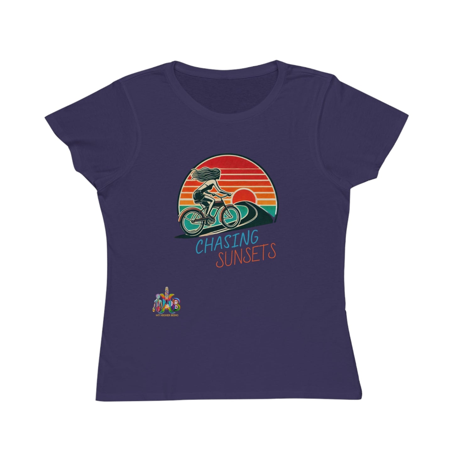 'Chasing Sunsets'_100% Organic Women's Classic T-Shirt - My Higher Being