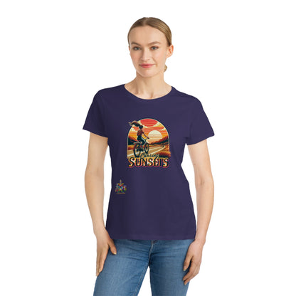 'Chasing Sunsets'_100% Organic Women's Classic T-Shirt - My Higher Being