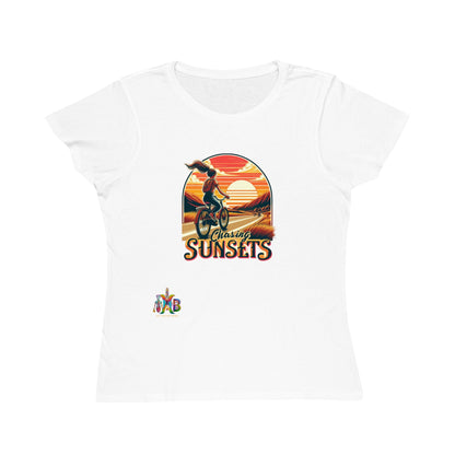 'Chasing Sunsets'_100% Organic Women's Classic T-Shirt - My Higher Being