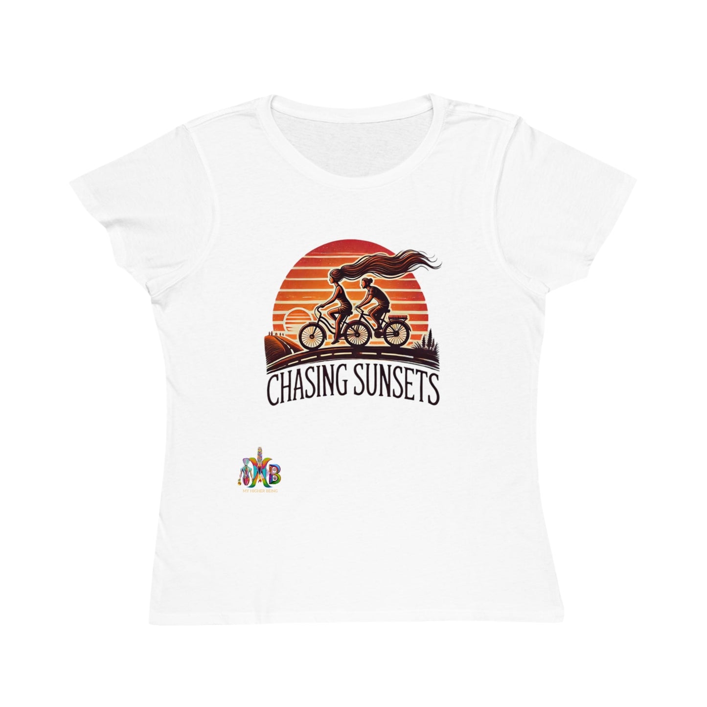 'Chasing Sunsets'_100% Organic Women's Classic T-Shirt - My Higher Being