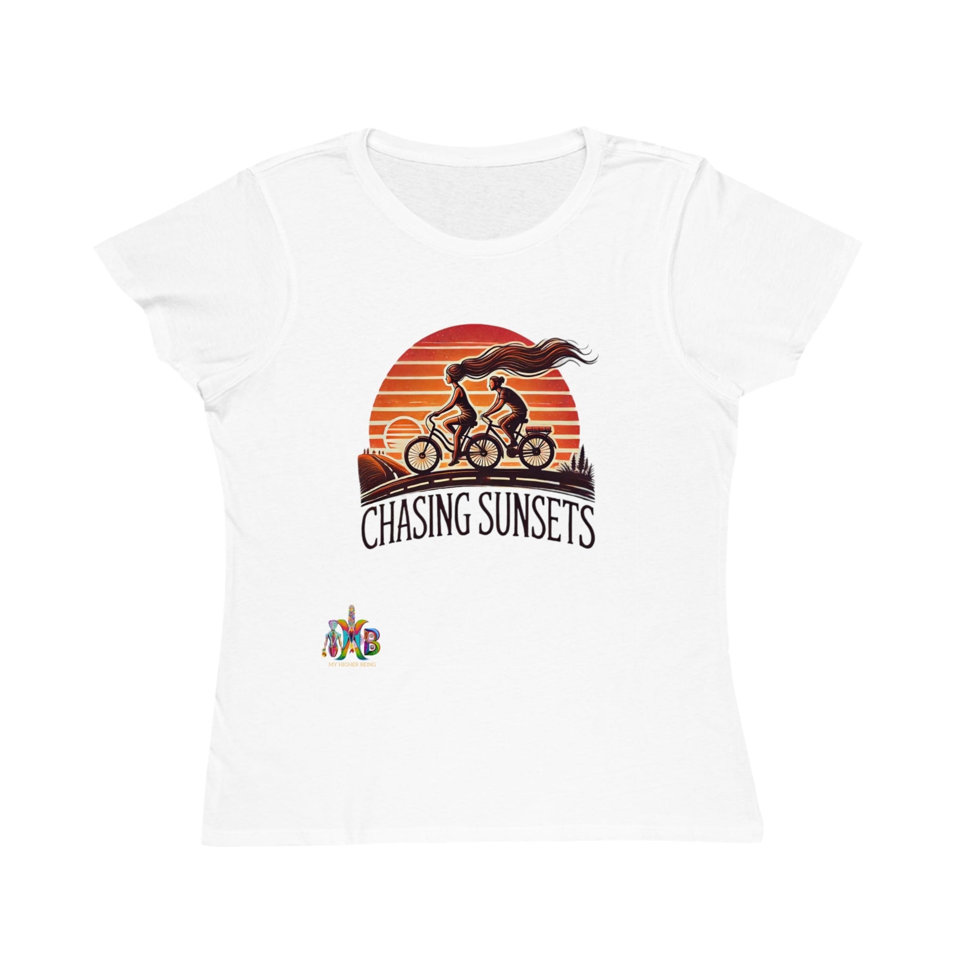 'Chasing Sunsets'_100% Organic Women's Classic T-Shirt - My Higher Being