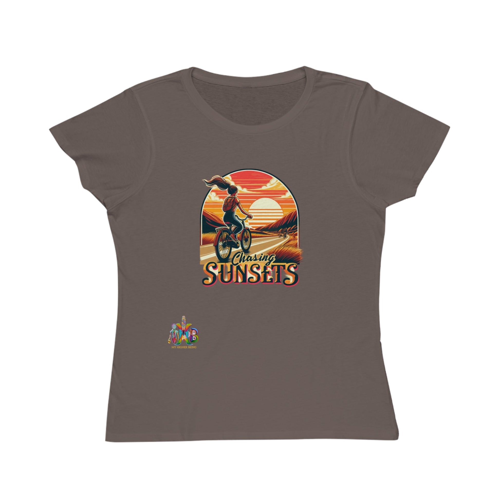 'Chasing Sunsets'_100% Organic Women's Classic T-Shirt - My Higher Being