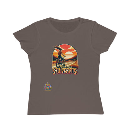 'Chasing Sunsets'_100% Organic Women's Classic T-Shirt - My Higher Being