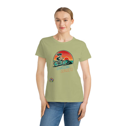 'Chasing Sunsets'_100% Organic Women's Classic T-Shirt - My Higher Being