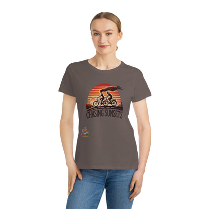 'Chasing Sunsets'_100% Organic Women's Classic T-Shirt - My Higher Being