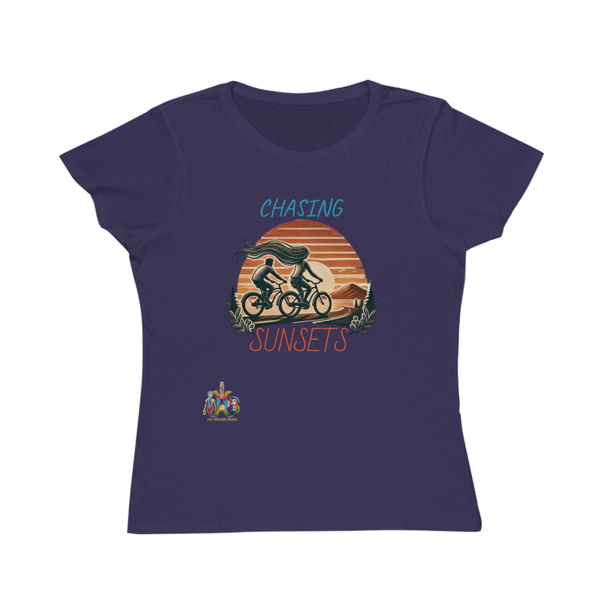 'Chasing Sunsets'_100% Organic Women's Classic T-Shirt - My Higher Being