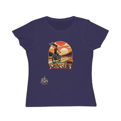 'Chasing Sunsets'_100% Organic Women's Classic T-Shirt - My Higher Being