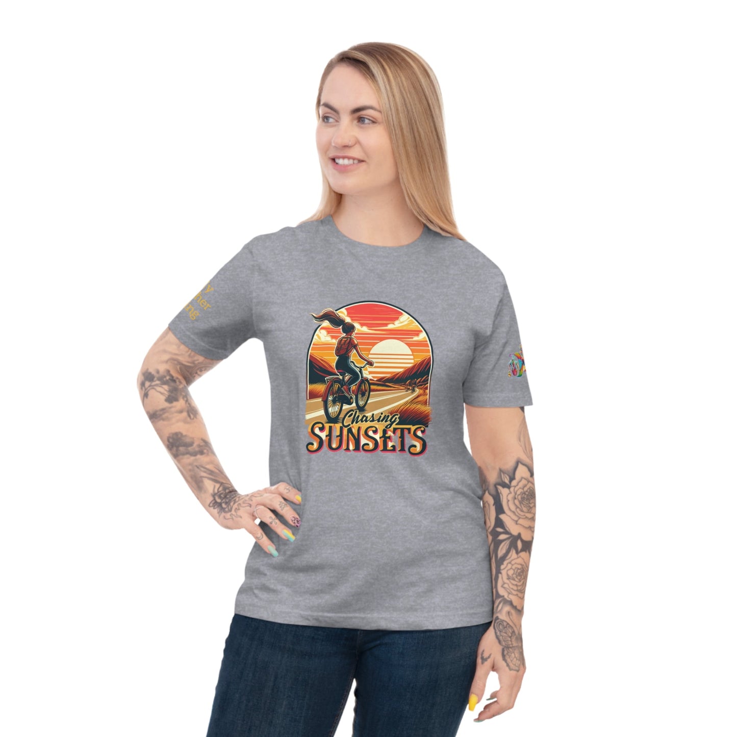 'Chasing Sunsets' (MHB EDITION)_100% Organic Cotton T-Shirt - My Higher Being