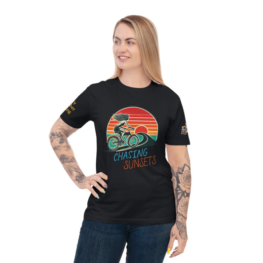 'Chasing Sunsets' (MHB EDITION)_100% Organic Cotton T-Shirt - My Higher Being