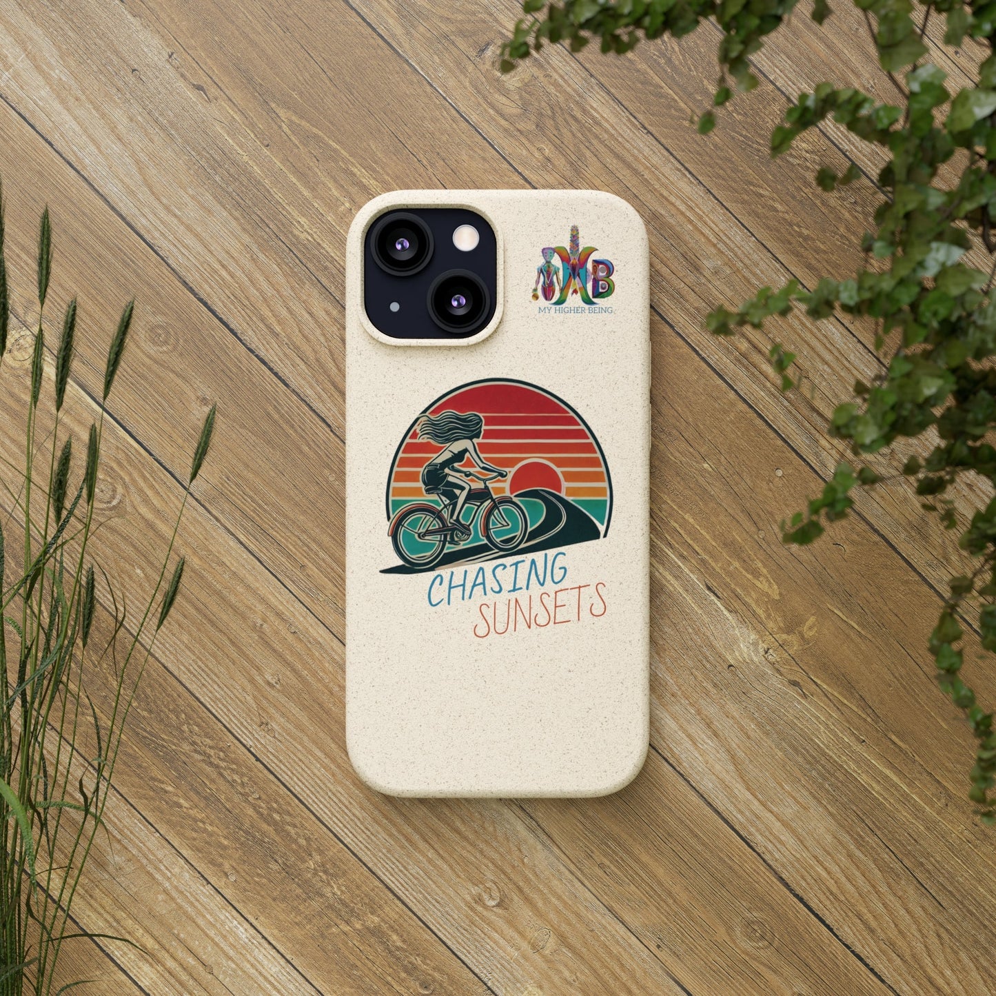 'Chasing Sunsets'_Plastic Free Biodegradable Phone Case (MHB Edition) - My Higher Being