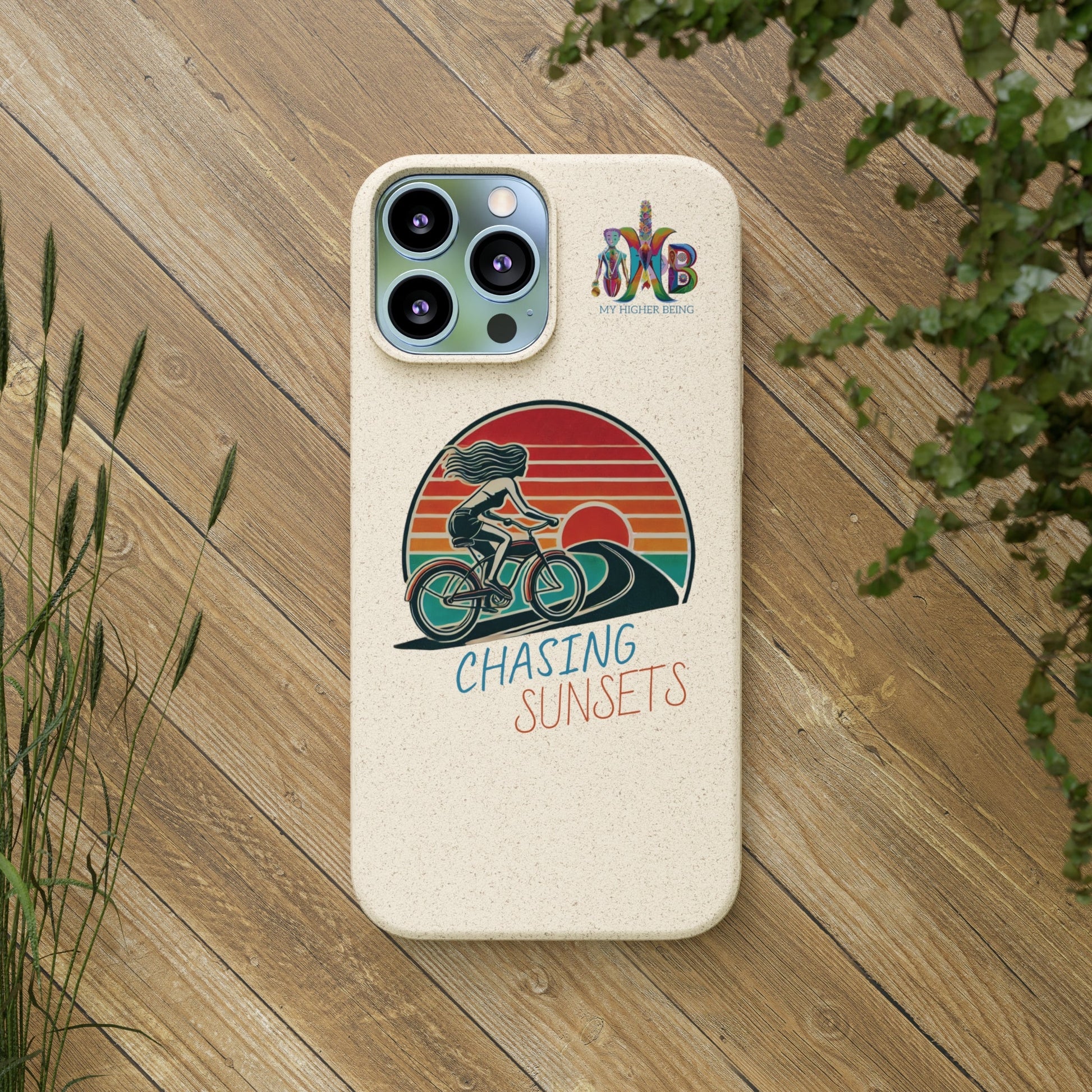 'Chasing Sunsets'_Plastic Free Biodegradable Phone Case (MHB Edition) - My Higher Being