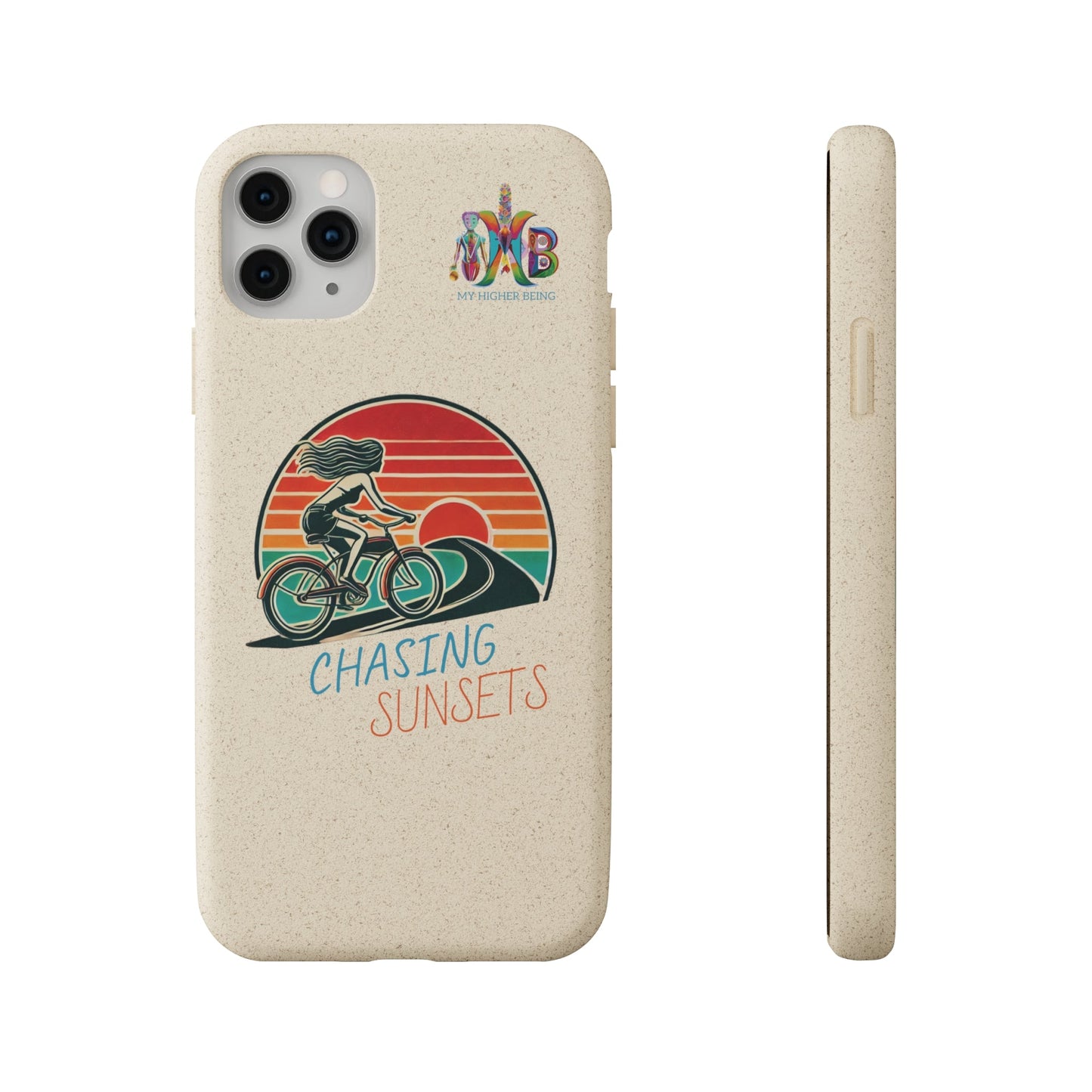 'Chasing Sunsets'_Plastic Free Biodegradable Phone Case (MHB Edition) - My Higher Being