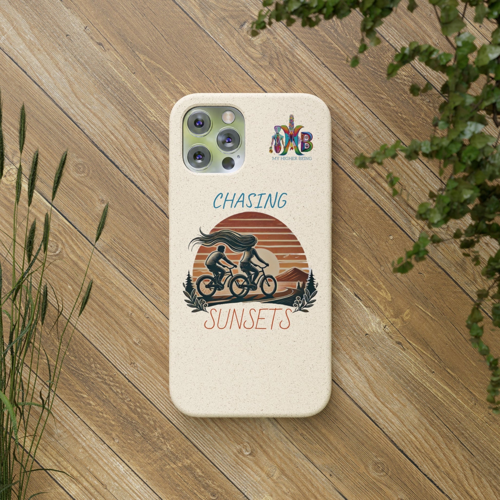 'Chasing Sunsets'_Plastic Free Biodegradable Phone Case (MHB Edition) - My Higher Being